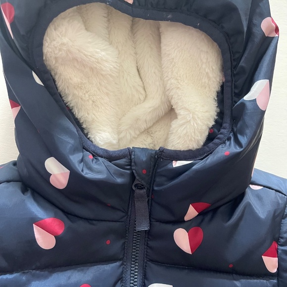 Wonder Nation  Heart Puffer  Jacket Hearts  2T - Picture 2 of 14